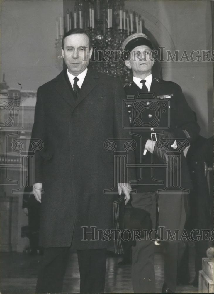 1966 Press Photo Foreign Prime Minister Michel Debre - Historic Images