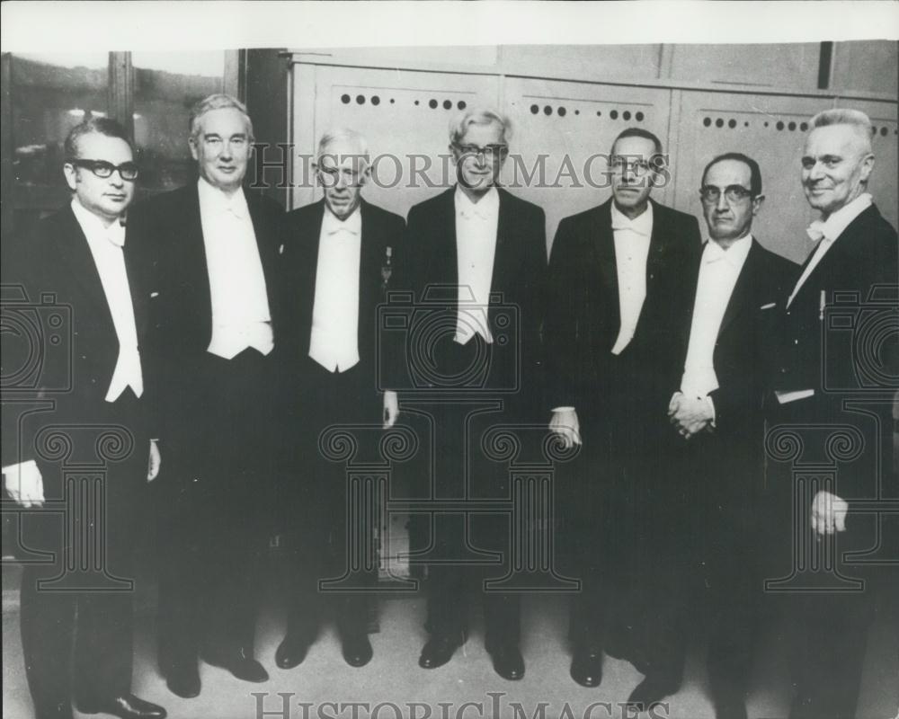 1969 Press Photo The Nobel Prize winners in Stockholm - Historic Images
