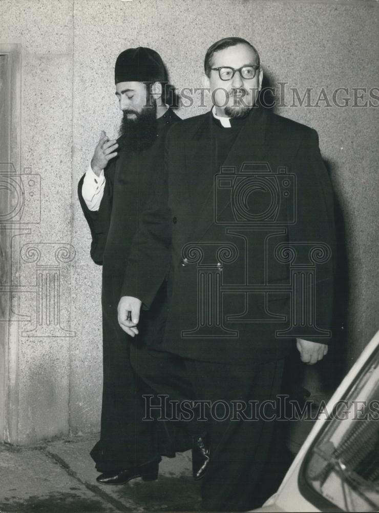 1962 Press Photo Vladimir Kotlyaru &amp; Vitali Borovi,Ecumenical Council - Historic Images