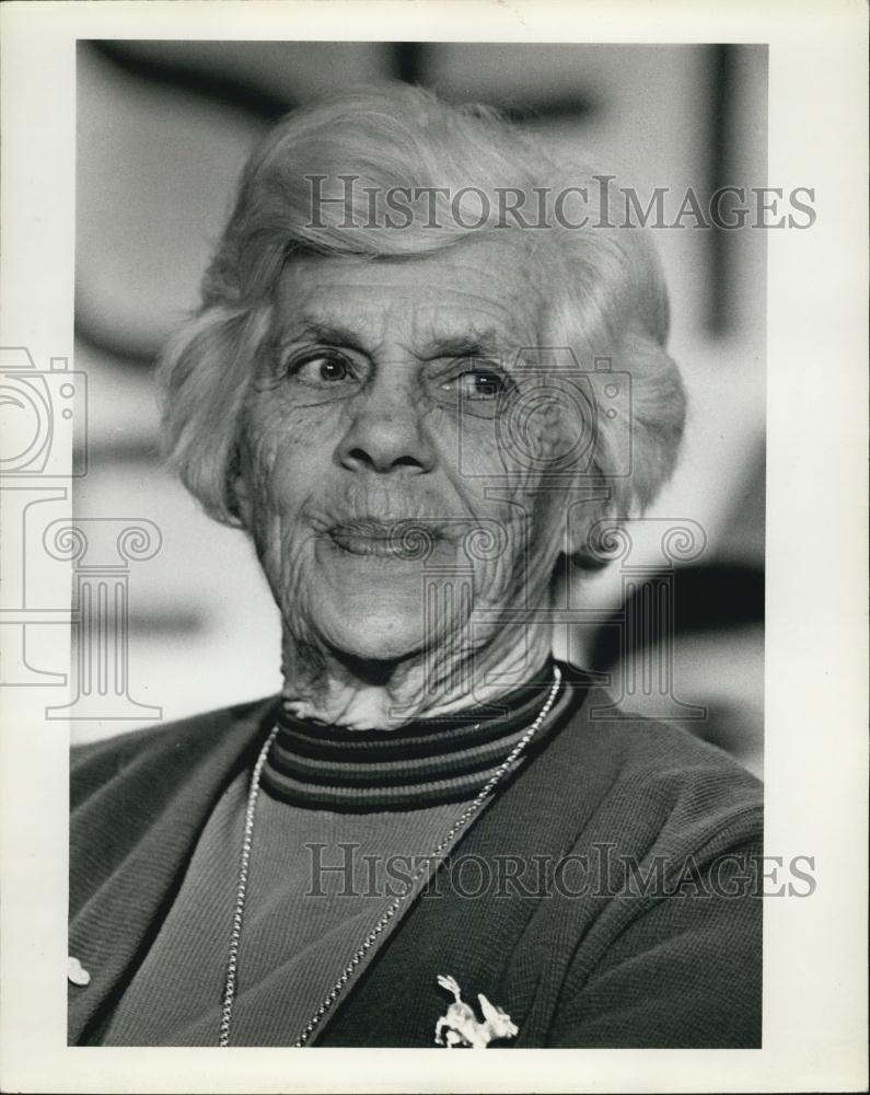 1976 Press Photo Lillian Carter: At St Jude&#39;s School - Historic Images