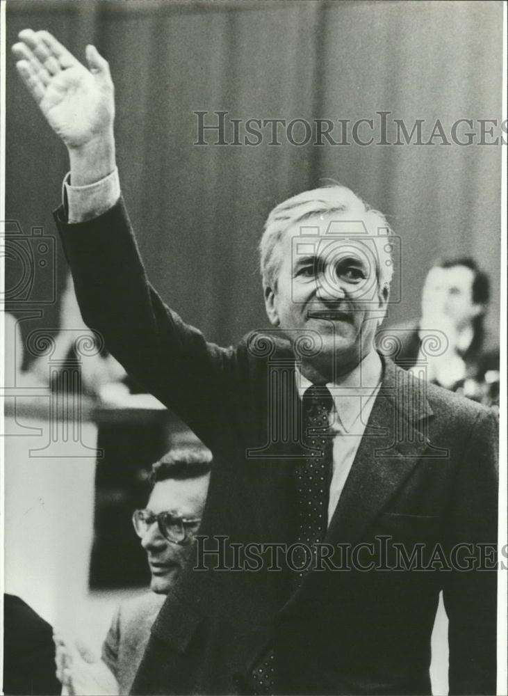 1981 Press Photo Richard Von Weizsacker Christian Democratic Union Senate - Historic Images