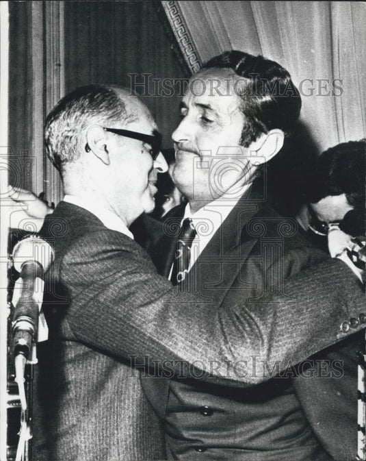 1973 Press Photo New Spanish foreign minister Laureano Lopez Rodo - Historic Images