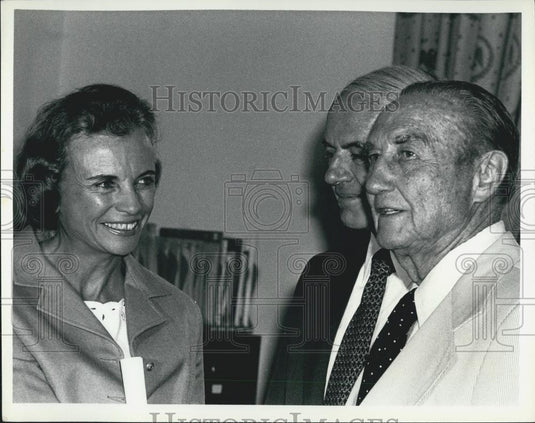 1981 Press Photo Judge Sandra O'Connor Attorney General William French Smith - Historic Images
