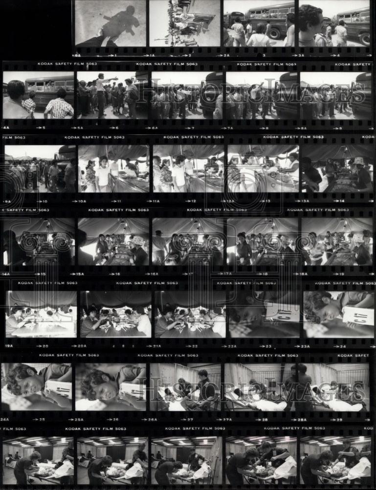 Press Photo Cuban Refugees - Historic Images