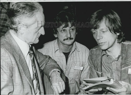 Press Photo Herbert Gruhl, Dieter Hasenklever Party-Congress of the "Green" - Historic Images