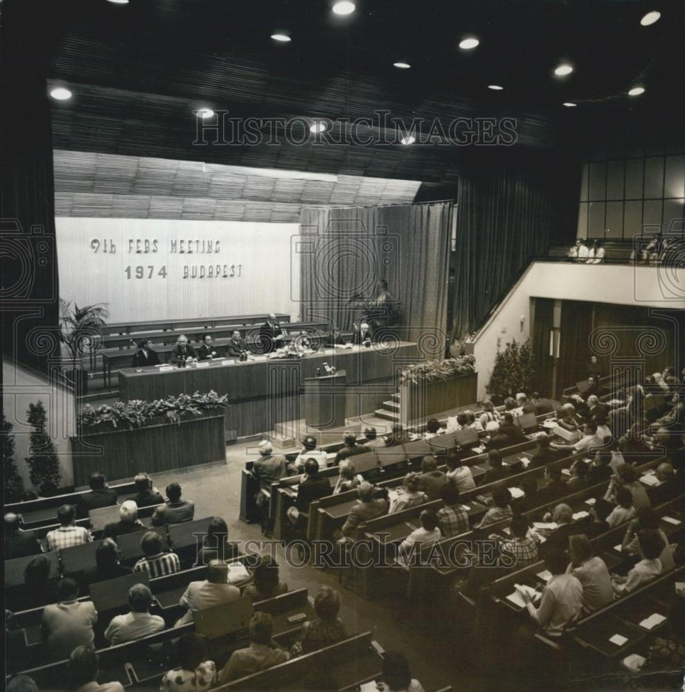 1974 Press Photo International Biochemical Congress In Budapest - Historic Images