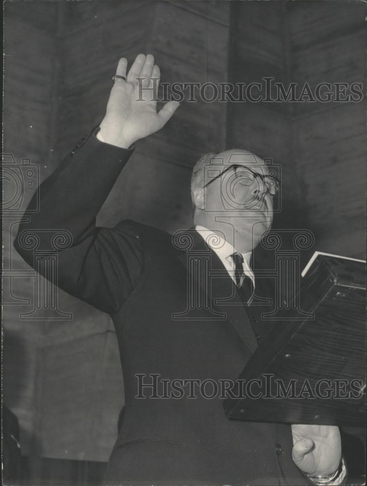 Press Photo UNSECO Director General Vittorio Veronese - Historic Images