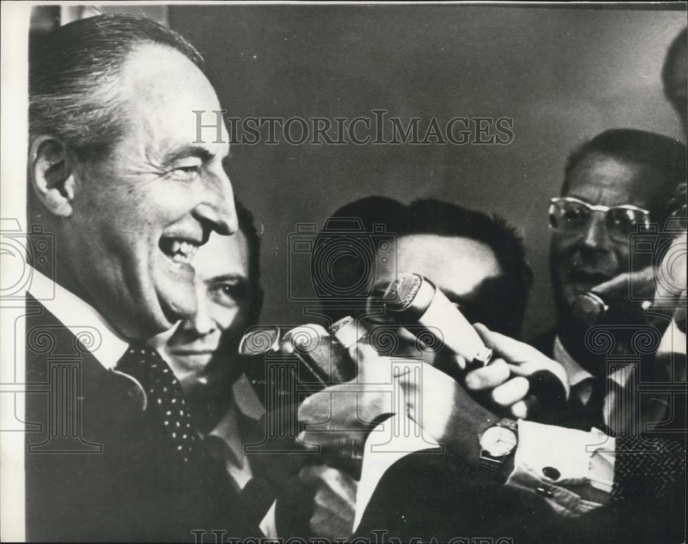1967 Press Photo Sir James Marjoribanes, Britain's Amb in Brussels - Historic Images