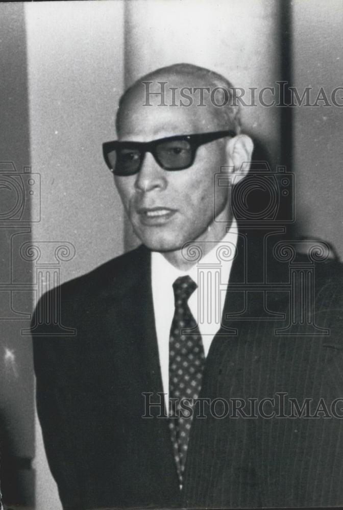 Press Photo Minister of state for foreign affairs Hatez Ismael - Historic Images