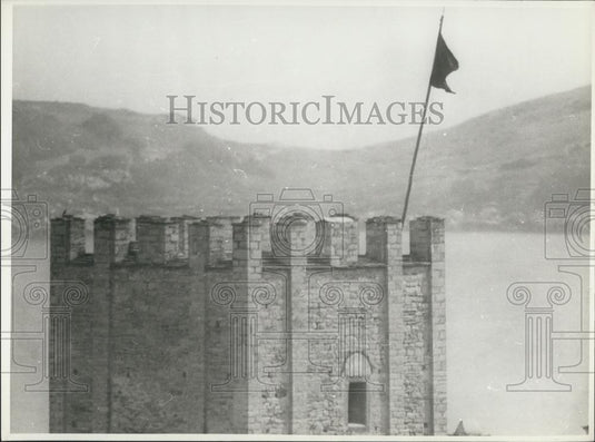 Press Photo Esphigmenou Monastery, Monks, Athos, Greece - Historic Images