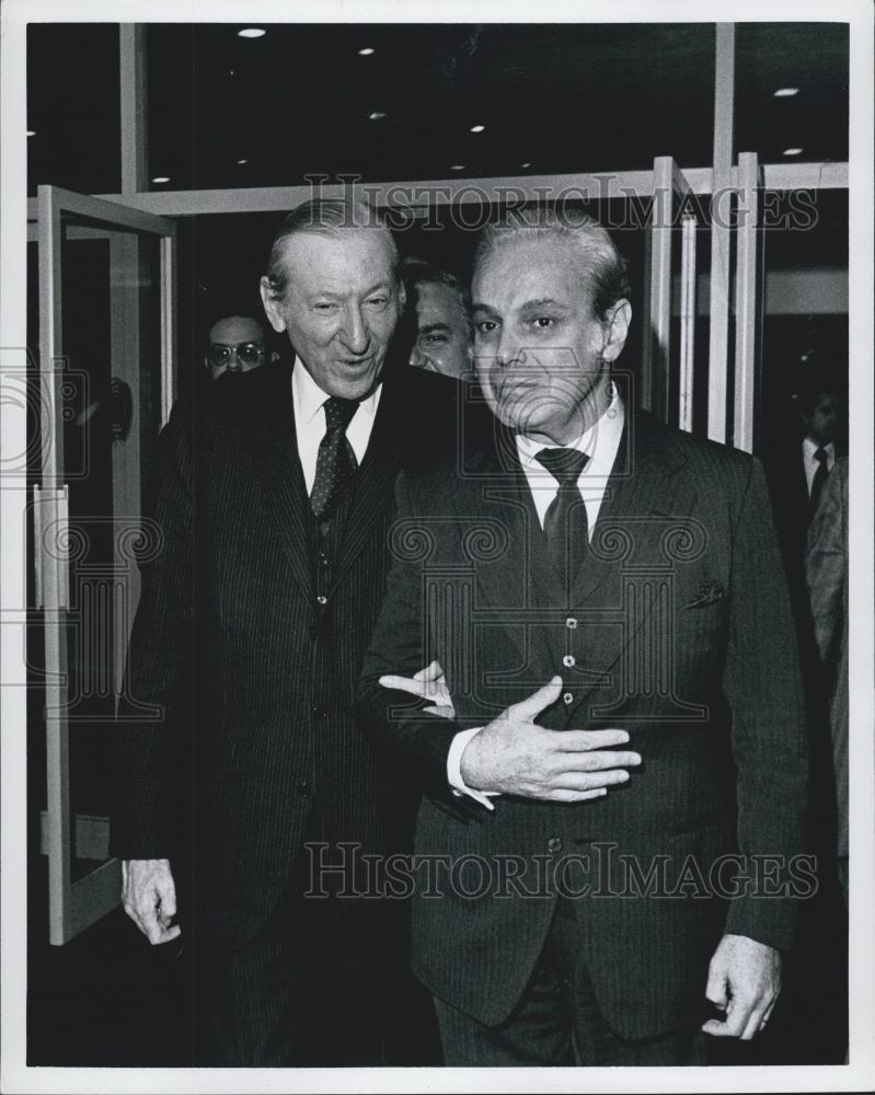 1981 Press Photo Javier Perez de Cuellar - Historic Images