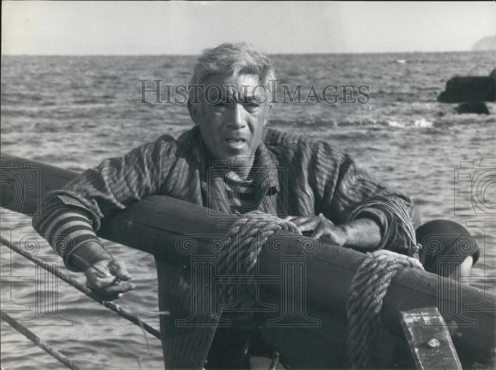 1966 Press Photo Actor Anthony Quinn as &quot;Payrol - Historic Images