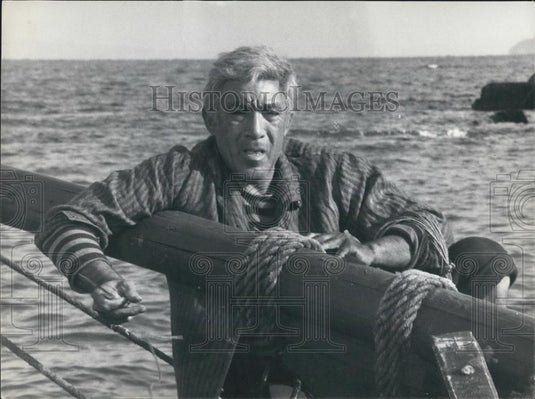 1966 Press Photo Actor Anthony Quinn as "Payrol - Historic Images