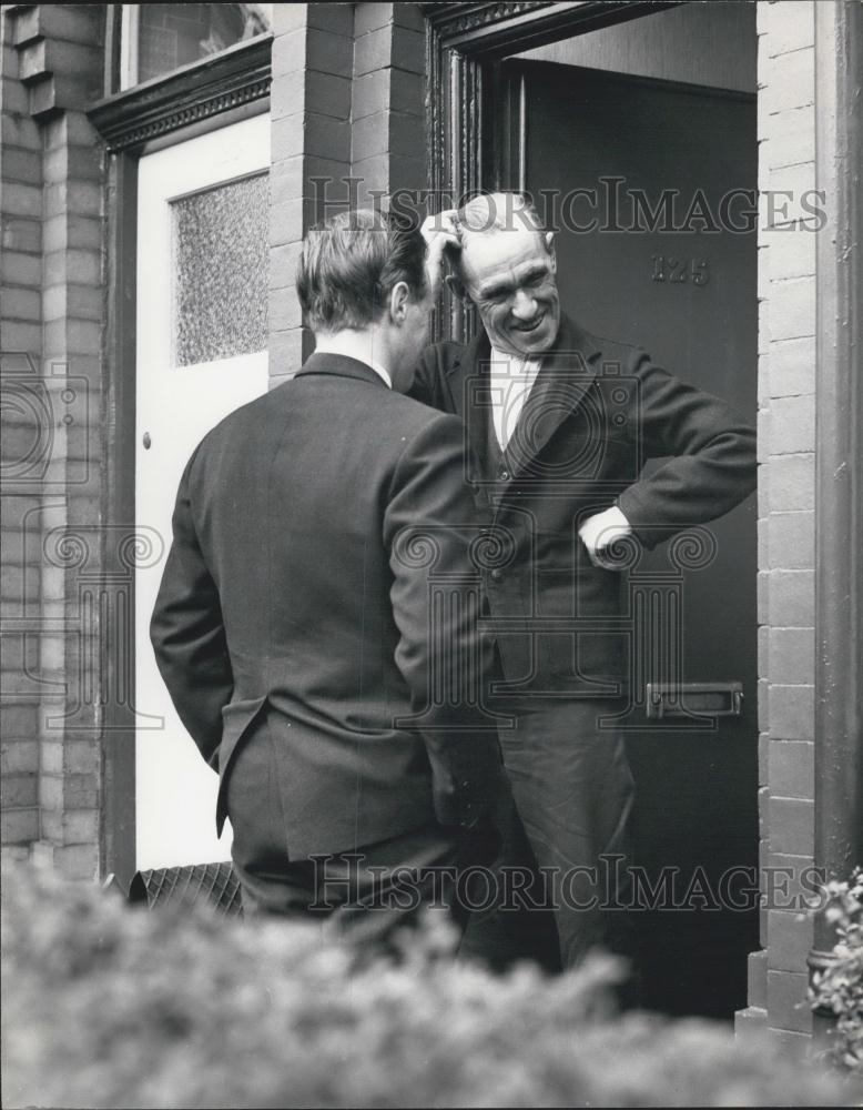 Press Photo Winston S. Churchill electioneering Gorton Manchester - Historic Images