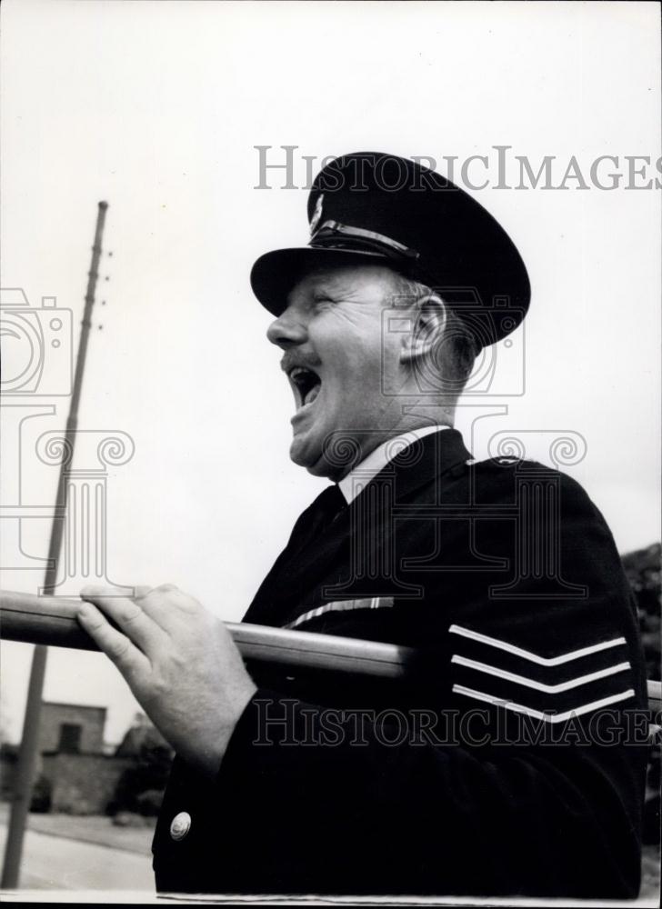 Press Photo Drill Sergeant T.Rotherel of the Coventry City Police - Historic Images