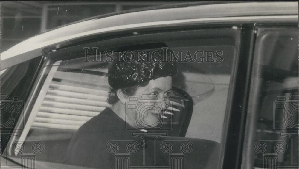 Press Photo Mrs. De Gaulle - Historic Images