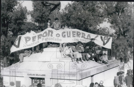 Press Photo New Argentine President Ge Lanusse - Historic Images