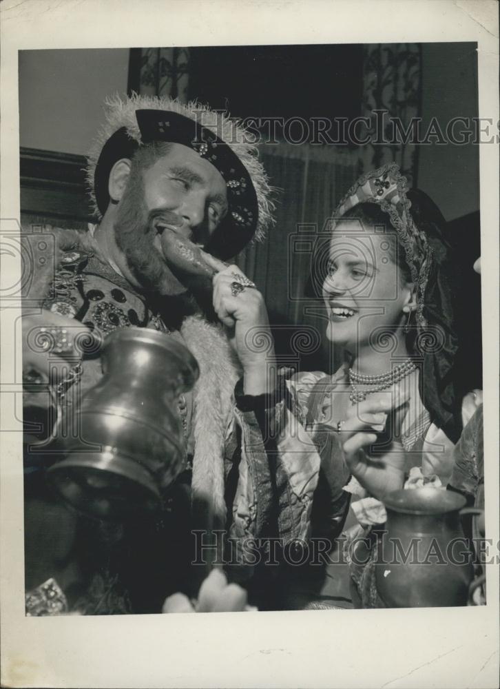 Press Photo Henry VIII, West Wickham, Festival, Theatre Guild - Historic Images