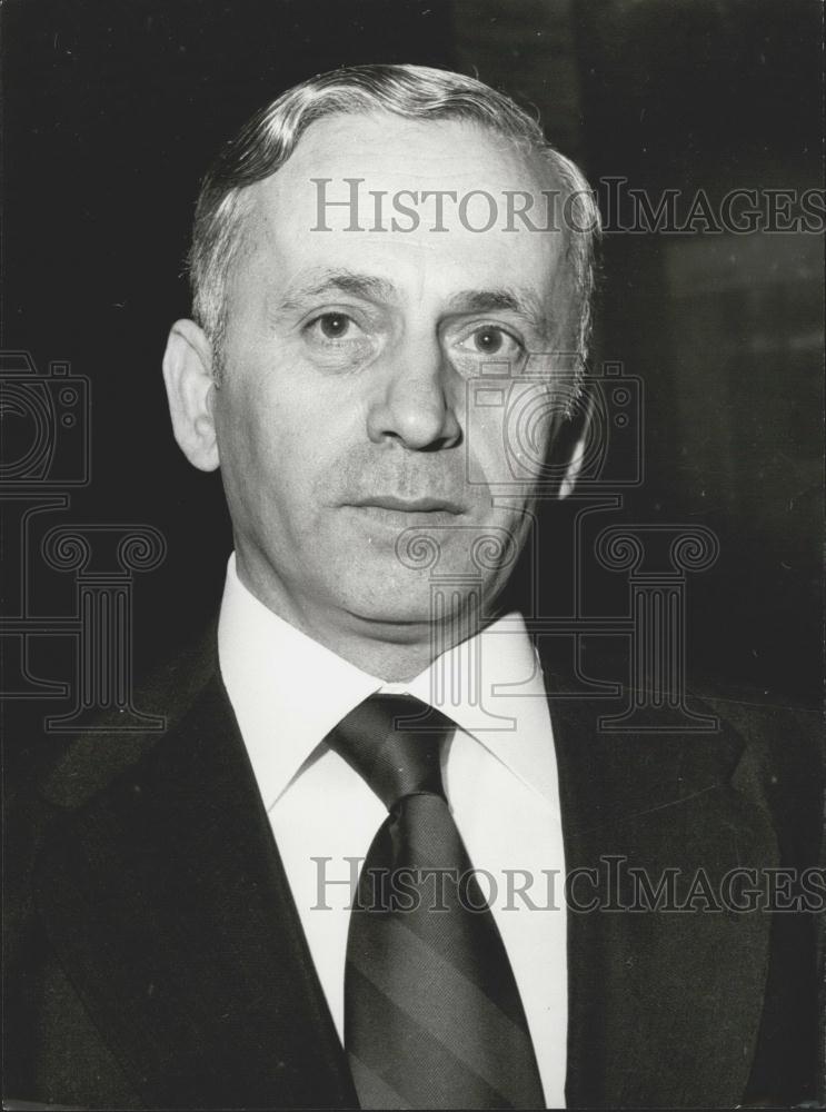 Press Photo Second Minister Industry, Efthimiadis Greece - Historic Images