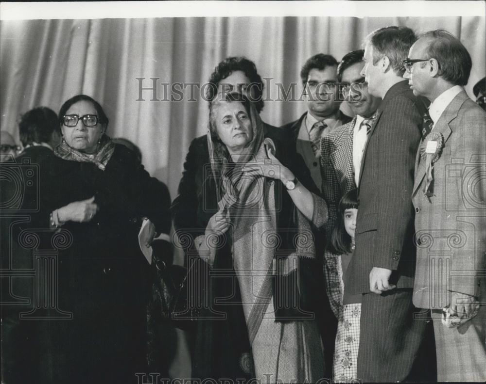 1978 Press Photo India&#39;s Prime Minister Mrs. Gandhi - Historic Images