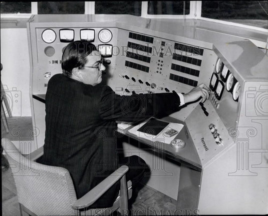 Press Photo Telescope from Jodell Bank - Historic Images
