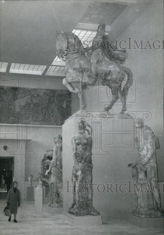 1961 Press Photo Museum for Bourdelle's Giant Works - Historic Images