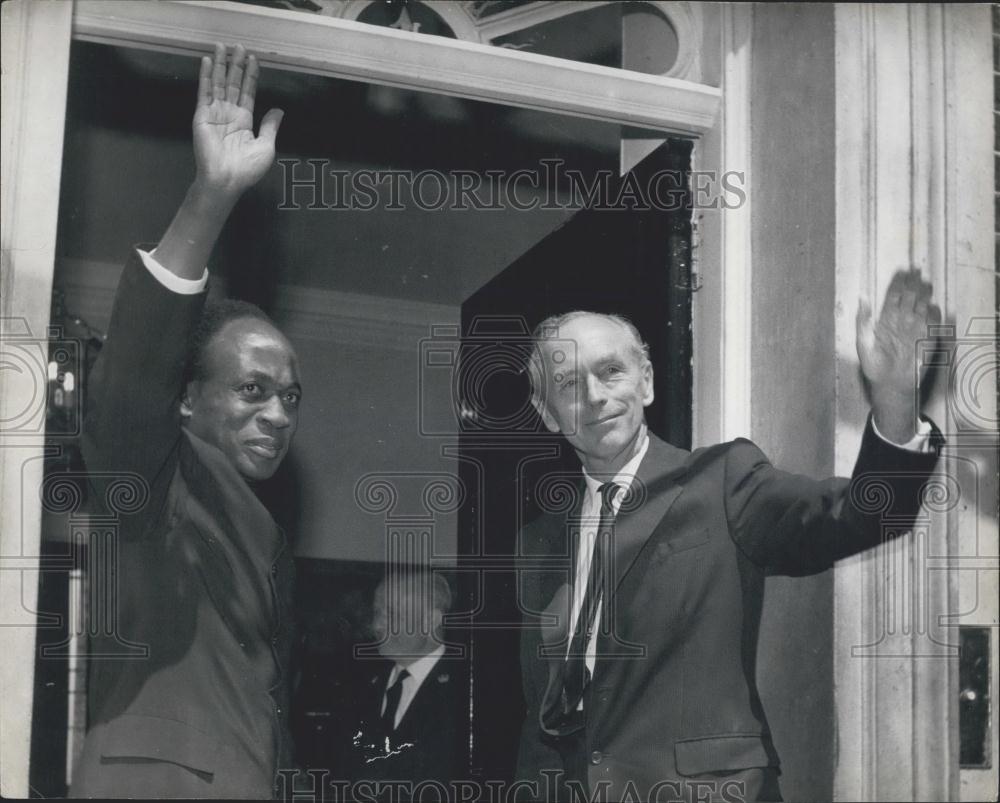 Press Photo President Nkrumah lunches with the Prime Minister - Historic Images