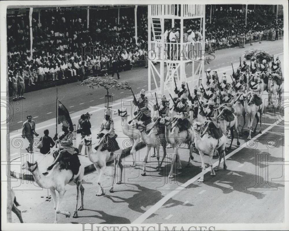 1959 Press Photo Seventh Anniversary Military Parade in Cairo - Historic Images