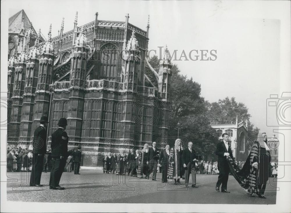 1959 Press Photo Michaels Law term service at the Abbey - Historic Images