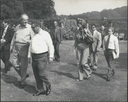 1976 Press Photo ir Christopher Soames, with Dr. Henry Kissinger - Historic Images