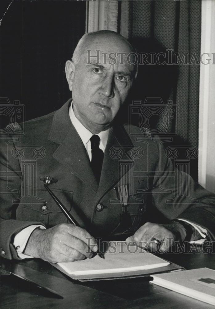 Press Photo General Francois Ingold - Historic Images