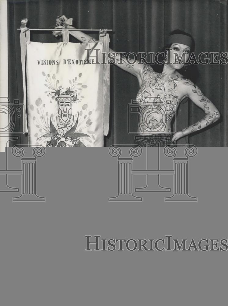 1970 Press Photo "Miss Carnaval 1970" Nathalie Varallo in Nice - Historic Images