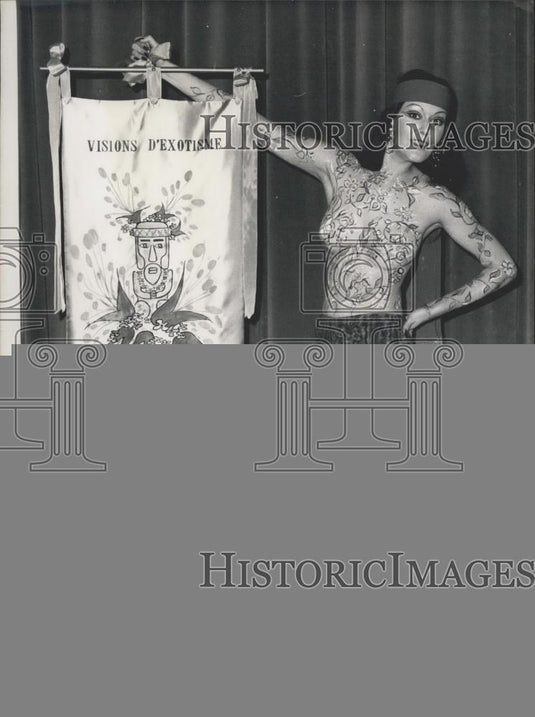 1970 Press Photo "Miss Carnaval 1970" Nathalie Varallo in Nice - Historic Images