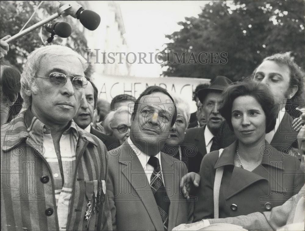 1974 Press Photo International League against Racism and Anti-Semitism Protest - Historic Images