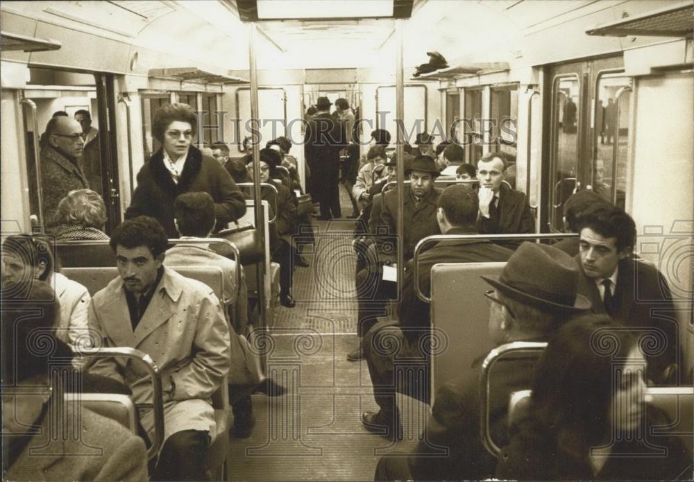 1969 Press Photo New Metro Cars on the New Metro Express - Historic Images