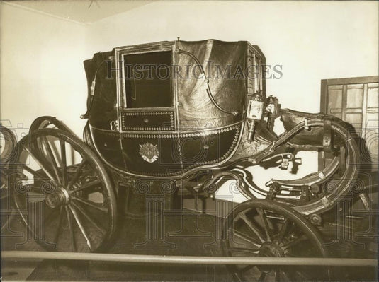 1973 Press Photo Napoleon I's Carriage, Musee de la Malmaison - Historic Images