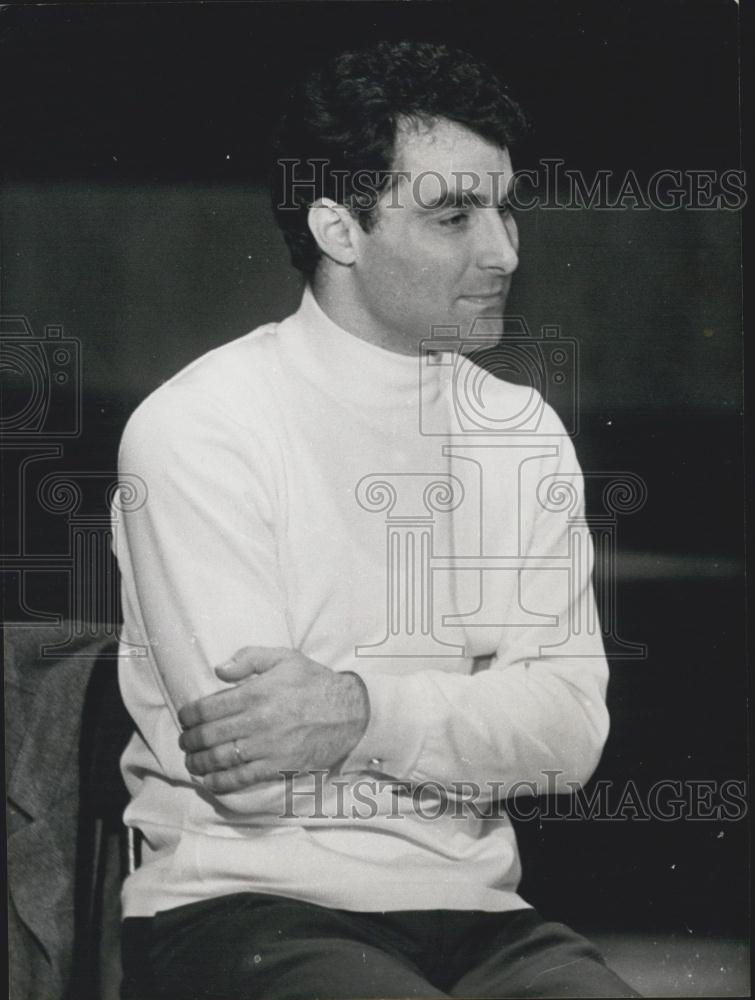 1968 Press Photo ORTF Orchestra Conductor Roberto Benzi - Historic Images