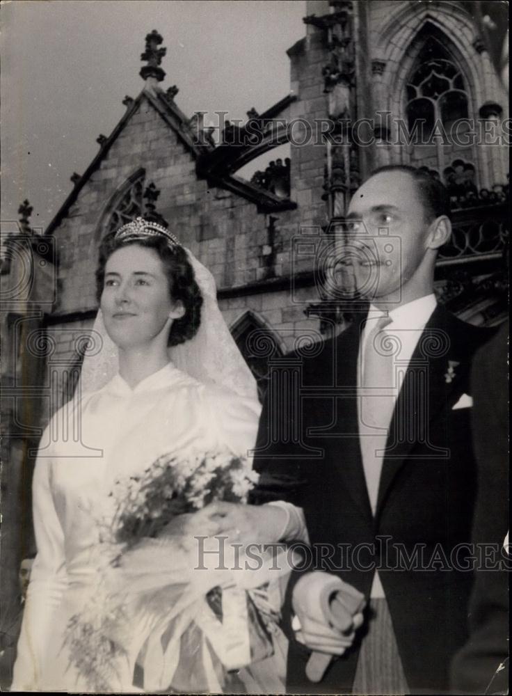 Press Photo Robert de Habsbourg &amp; Marguerite D&#39;Aoste - Historic Images