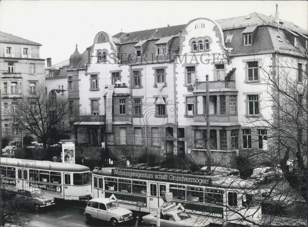 1974 Press Photo Building Complex in Frankfurt. - Historic Images