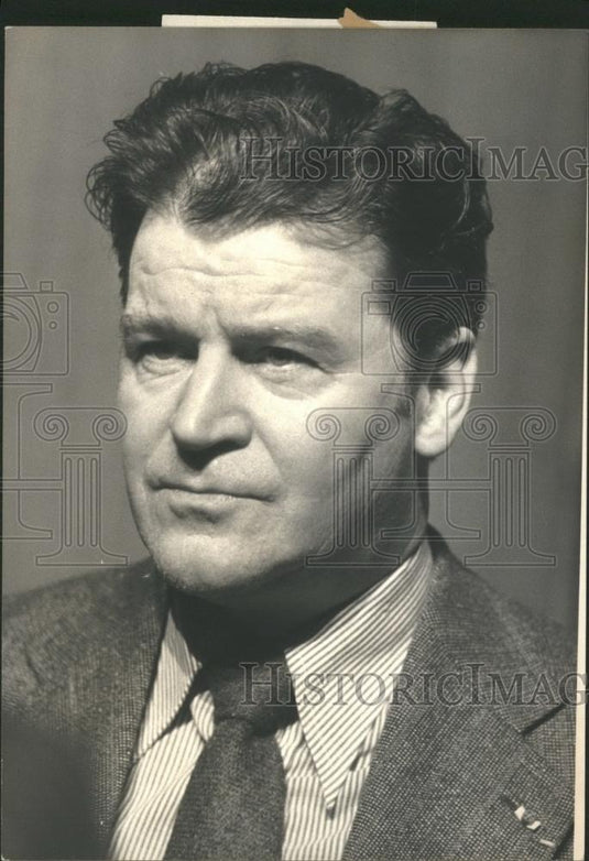 Press Photo Michel Debatisse, NFAHU President - Historic Images