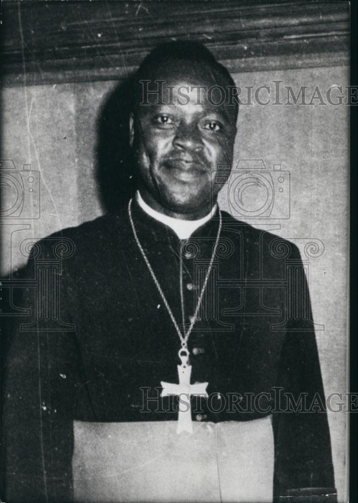 1971 Press Photo Mnsgr Albert Ndongmo, Archibishop of Nkongsamba - Historic Images