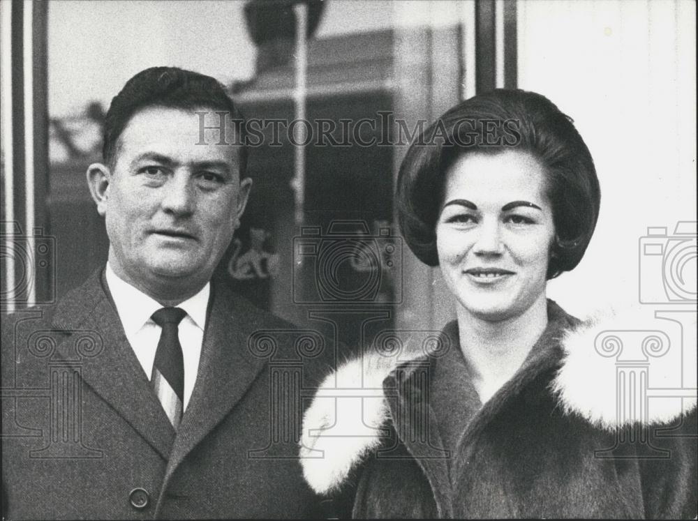 1966 Press Photo General Rene Barrientos & Wife Visiting Zurich - Historic  Images 1966 Press Photo General Rene Barrientos & Wife Visiting Zurich - Historic  Images