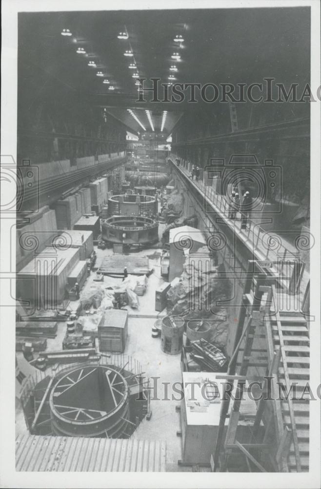 Press Photo Churchill Falls Central Underground Machine Room - Historic Images