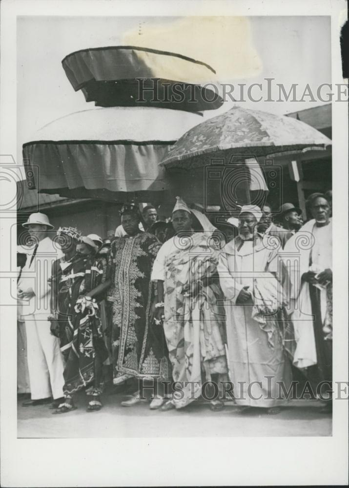1951 Press Photo New Port on the Ivory Coast. - Historic Images
