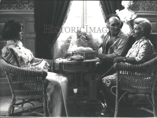 1974 Press Photo Michel Piccoli & Valentine Tessier in "Grandeur Nature" - Historic Images