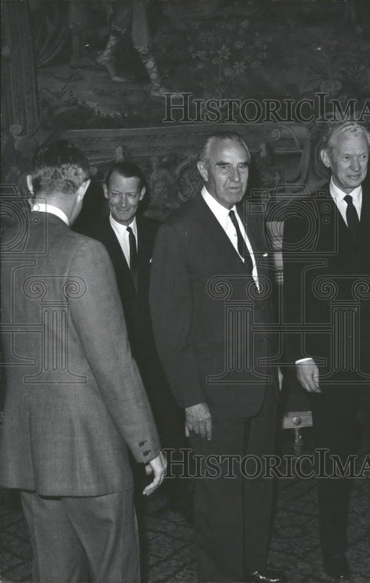 1968 Press Photo Averell Harriman and Couve De Murville - Historic Images