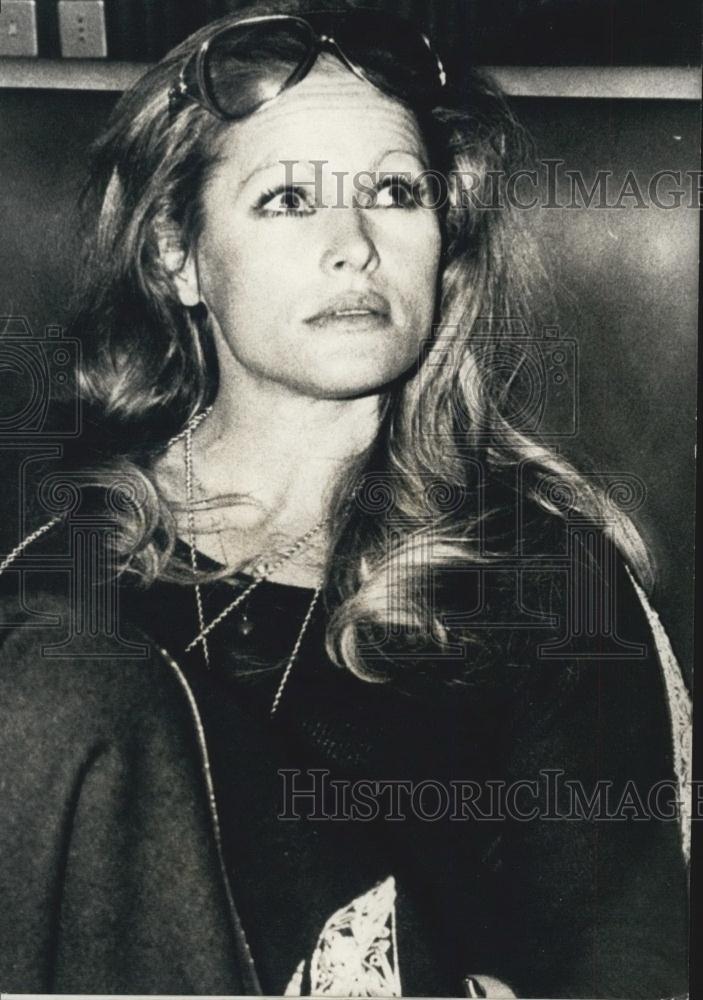 1973 Press Photo Actress Ursula Andress in Rome. - Historic Images