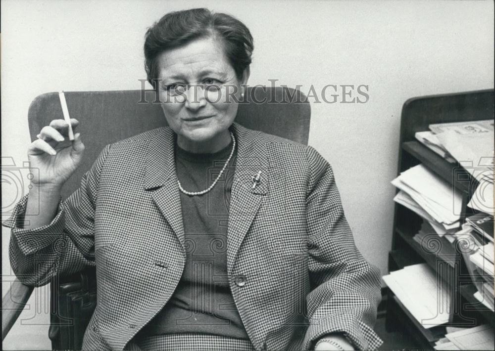 1969 Press Photo First Female German Ambassador. Ellinor von Puttkamer. - Historic Images