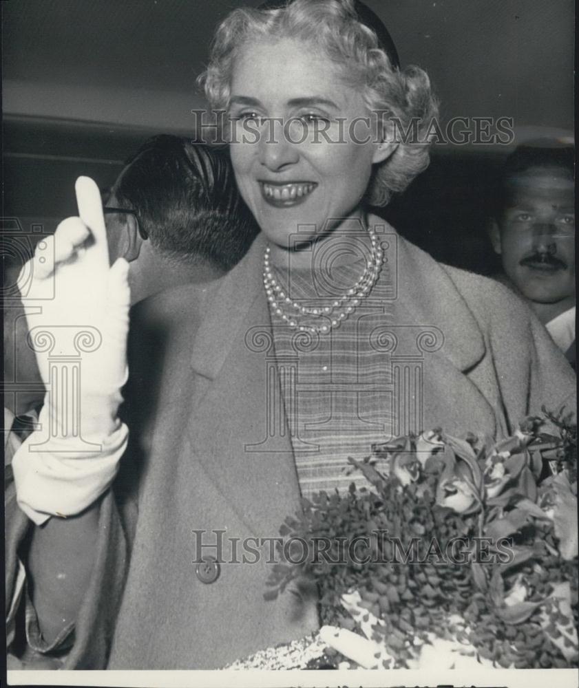 1953 Press Photo American Ambassador to Italy Clare Booth Luce - Historic Images