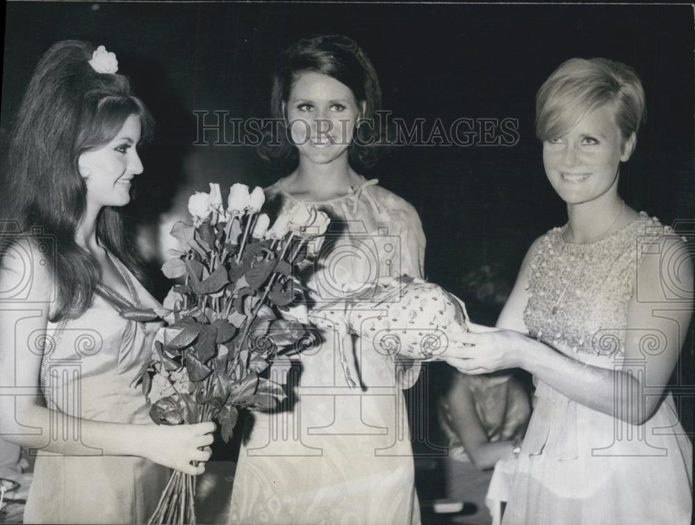 1967 Press Photo Brigitte Selder. German Contestant for Miss Film Europa 1967."" - Historic Images